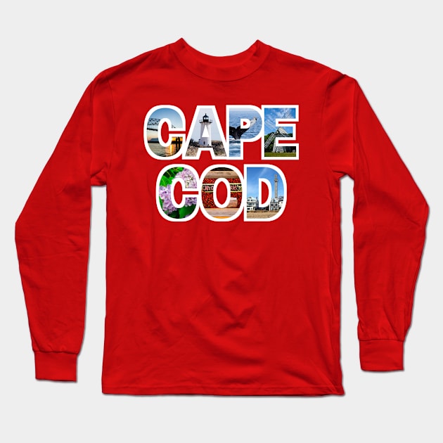 Cape Cod Long Sleeve T-Shirt by JT Hooper Designs